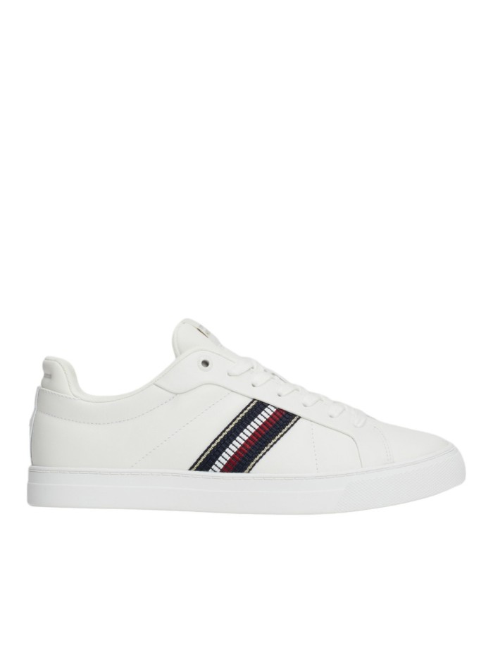 ZPATILLAS DE PIEL ESSENTIALS CON CINTA TOMMY HILFIGER ICON COURT SNEAKERS STRIPES