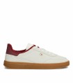 ZAPATILLAS DE MUJER TOMMY HILFIGER TH HERITAGE COURT SNEAKER LTHR BEIGE