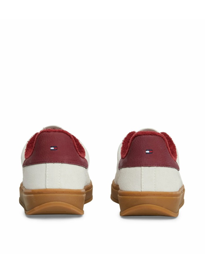 ZAPATILLAS DE MUJER TOMMY HILFIGER TH HERITAGE COURT SNEAKER LTHR BEIGE