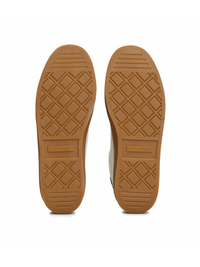 ZAPATILLAS DE MUJER TOMMY HILFIGER TH HERITAGE COURT SNEAKER LTHR BEIGE