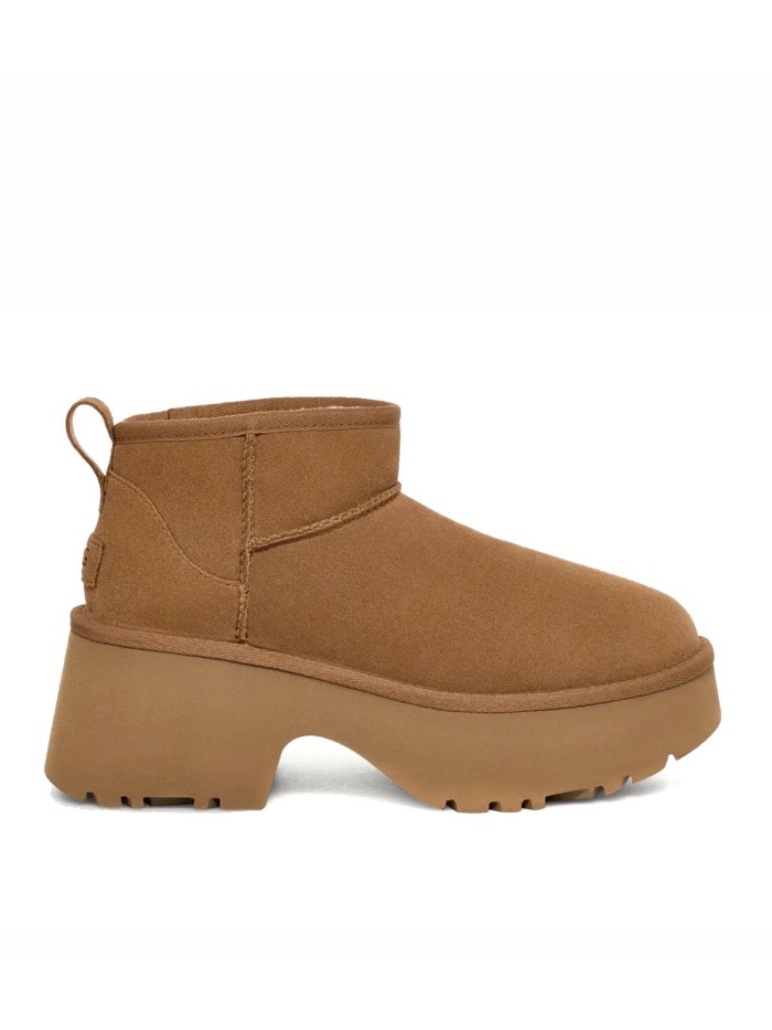 BOTA DE MUJER UGG LASSIC ULTRA MINI NEW HEIGHTS 1158311 CHESTNUT