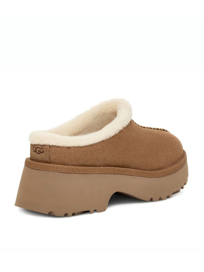 ZUECOS DE MUJER UGG NEW HEIGHTS COZY CLOG 1162510 CHESNUT