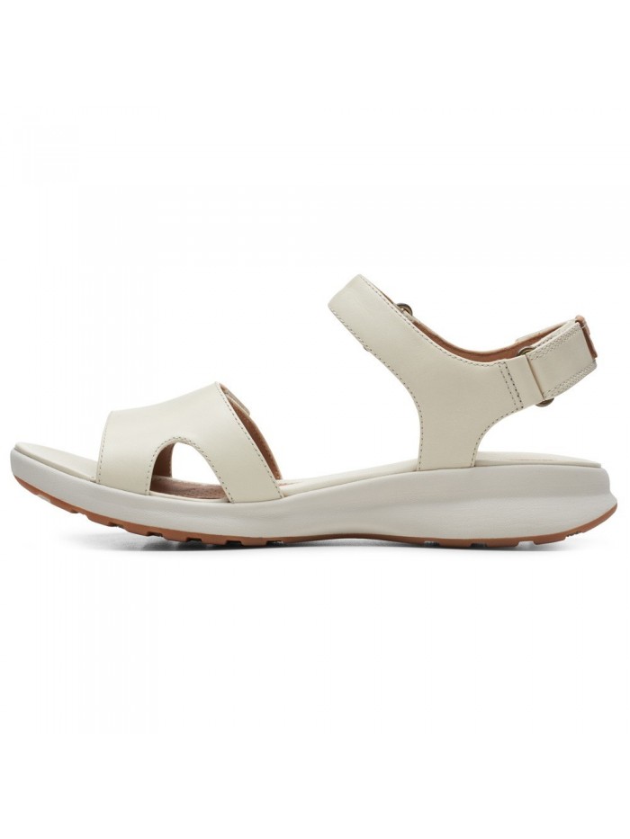 Clarks UN ADORN CALM OFF WHITE LEATHER BLANCO