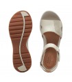 Clarks UN ADORN CALM OFF WHITE LEATHER BLANCO