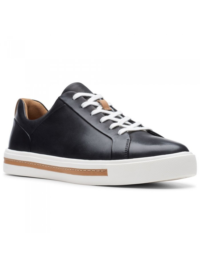 Clarks UN MAUI LACE BLACK LEATHER NEGRO