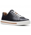 Clarks UN MAUI LACE BLACK LEATHER NEGRO